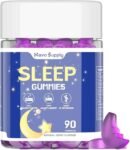 Sleep Support & Mood Enhancement Gummies – Natural Berry Flavor Sleep Aid Supplement (90 Gummies) by NavoSupply
