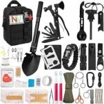 141 PCS Survival Kit, Emergency Survival Gear and Equipment, Camping Hiking Bushcraft Kit with Multipurpose Tools, Outdoor Adventure Gear, Compact Car Travel Survival Kits