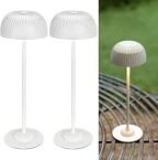 Pack Wireless Rechargeable Table Lamp with Full Touch Control, 3 Color Modes & Dimmable LED – Portable Cordless Desk Lamp for Bedroom, Living Room & Outdoor Use