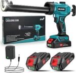 🔥 Best Overall (Closest Match to Your Description) VISHIGH 2-in-1 Cordless Caulking Gun Kit