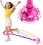 Flooyes Ankle Skip Ball with Counter Timer (Pink