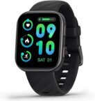 FITVII Smart Watch for Men Women (Answer & Make Calls), Health Fitness Tracker with 24/7 Heart Rate, Blood Pressure, Blood Oxygen, Sleep Tracking, 100+ Sports Modes, 5ATM Waterproof, Black
